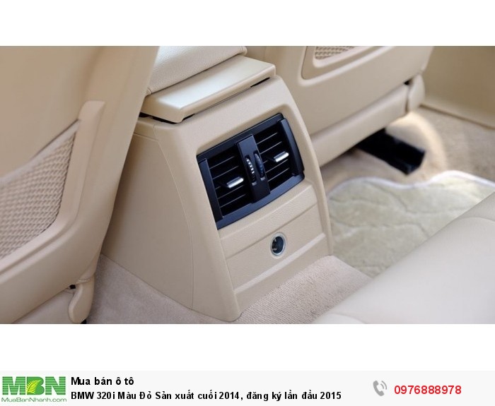 BMW 320i Màu Đỏ Sản xuất  cuối 2014, đăng ký lần đầu 2015