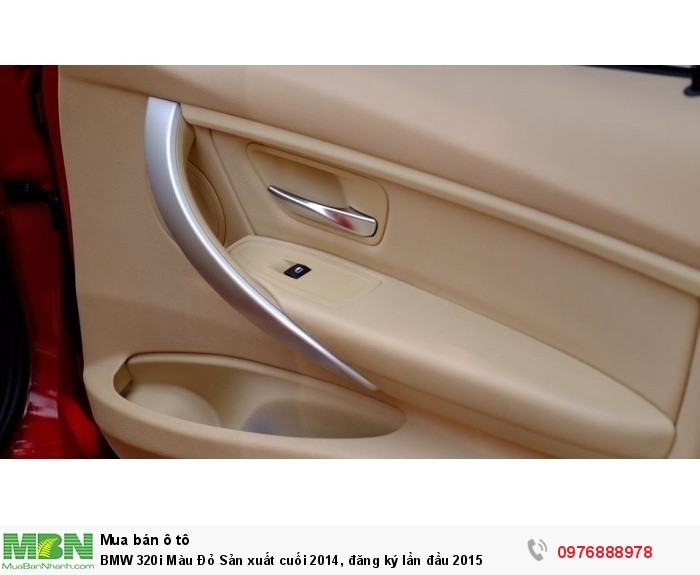 BMW 320i Màu Đỏ Sản xuất  cuối 2014, đăng ký lần đầu 2015