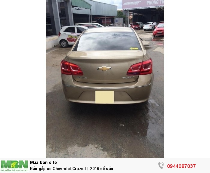 Bán gấp xe Chevrolet Cruze LT 2016 số sàn