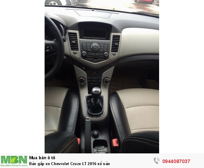 Bán gấp xe Chevrolet Cruze LT 2016 số sàn