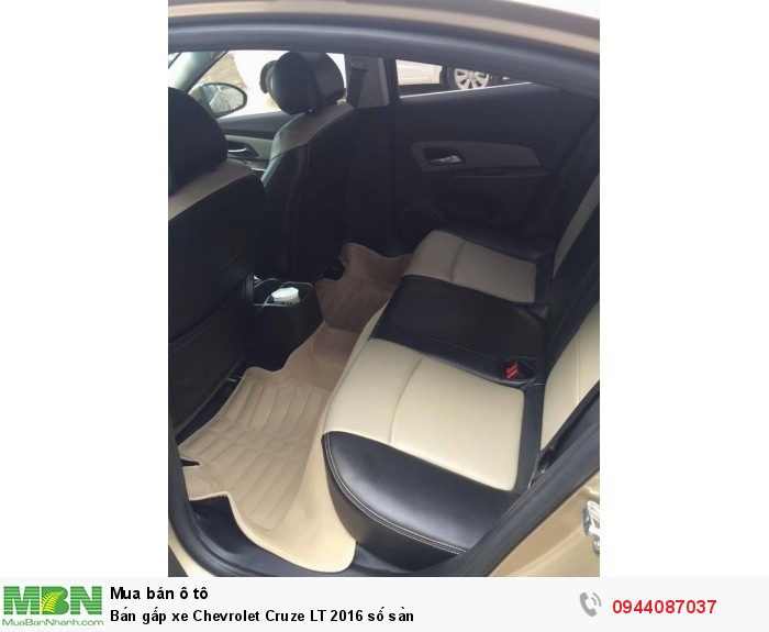 Bán gấp xe Chevrolet Cruze LT 2016 số sàn