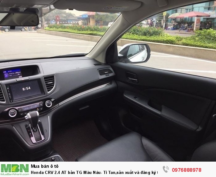 Honda CRV 2.4 AT bản TG Màu Nâu- Ti Tan,sản xuất và đăng ký tháng 11/2017