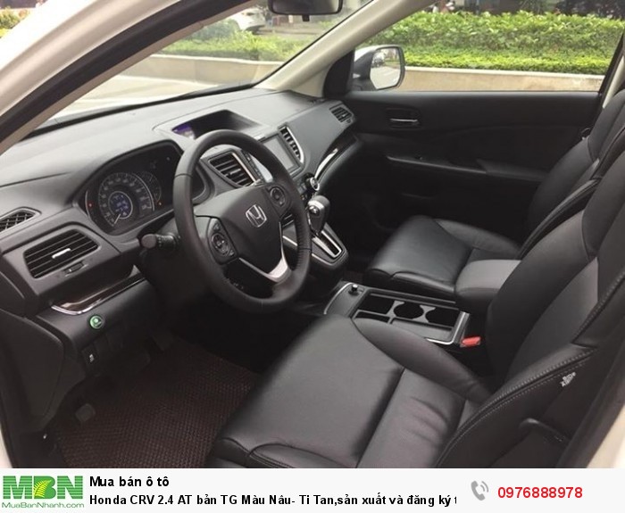 Honda CRV 2.4 AT bản TG Màu Nâu- Ti Tan,sản xuất và đăng ký tháng 11/2017
