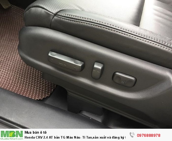 Honda CRV 2.4 AT bản TG Màu Nâu- Ti Tan,sản xuất và đăng ký tháng 11/2017