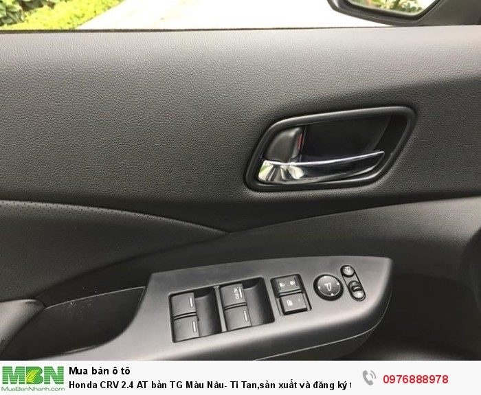 Honda CRV 2.4 AT bản TG Màu Nâu- Ti Tan,sản xuất và đăng ký tháng 11/2017