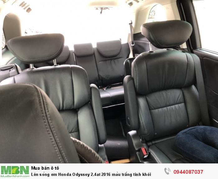 Lên sóng em Honda Odyssey 2.4at 2016 màu trắng tinh khôi