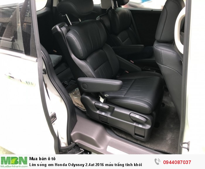 Lên sóng em Honda Odyssey 2.4at 2016 màu trắng tinh khôi