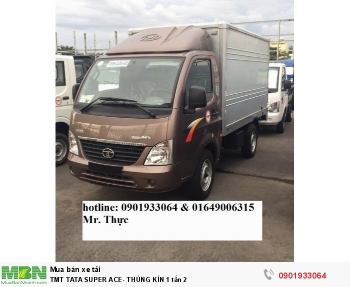 Tmt Tata Super Ace- Thùng Kín 1 Tấn 2