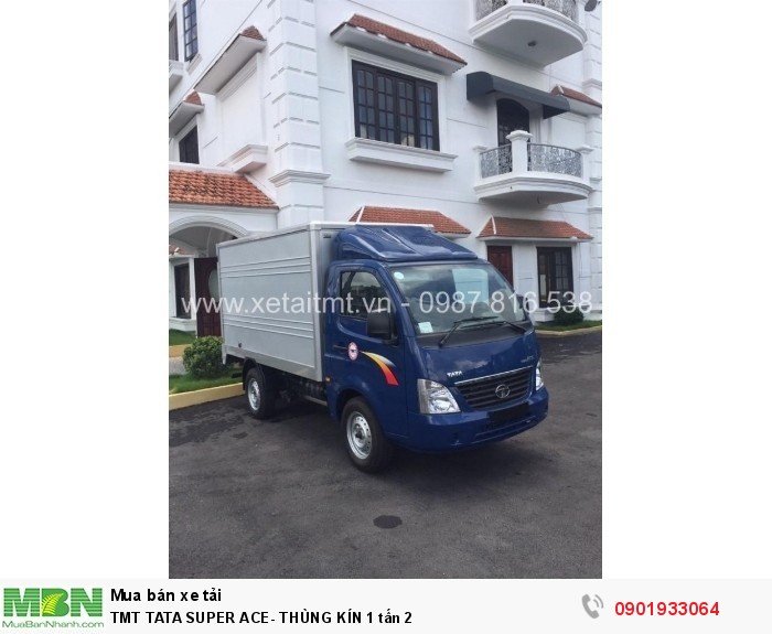 Tmt Tata Super Ace- Thùng Kín 1 Tấn 2