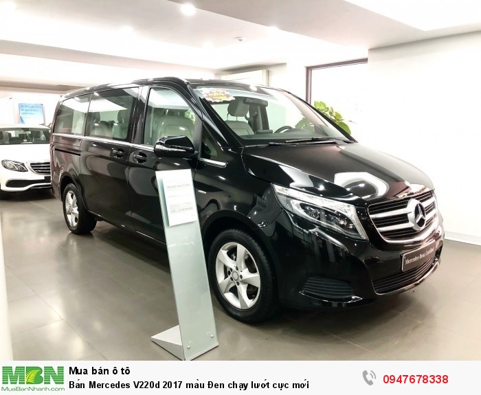 Bán Mercedes V220d 2017 màu Đen chạy lướt cực mới
