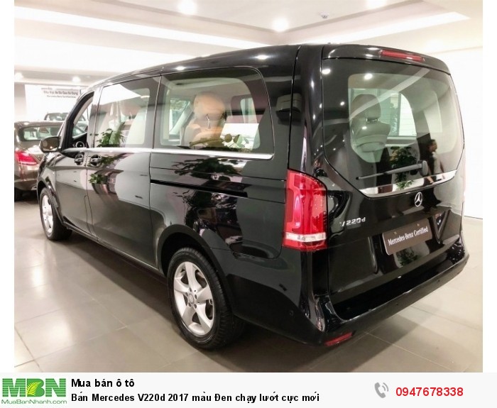 Bán Mercedes V220d 2017 màu Đen chạy lướt cực mới