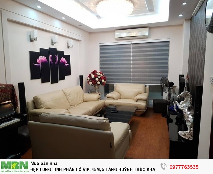 Đẹp Lung Linh-Phân Lô Vip- 45m, 5 Tầng Huỳnh Thúc Kháng