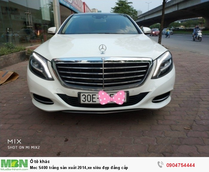 Mec S400 trắng sản xuất 2014,xe siêu đẹp đẳng cấp
