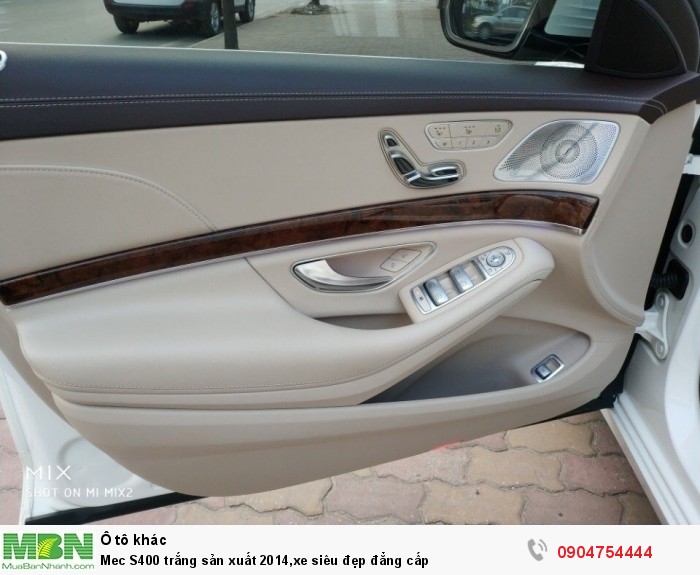 Mec S400 trắng sản xuất 2014,xe siêu đẹp đẳng cấp