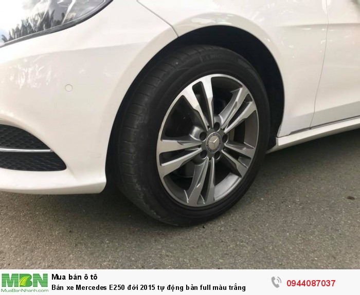 Bán xe Mercedes E250 đời 2015 tự động bản full màu trắng