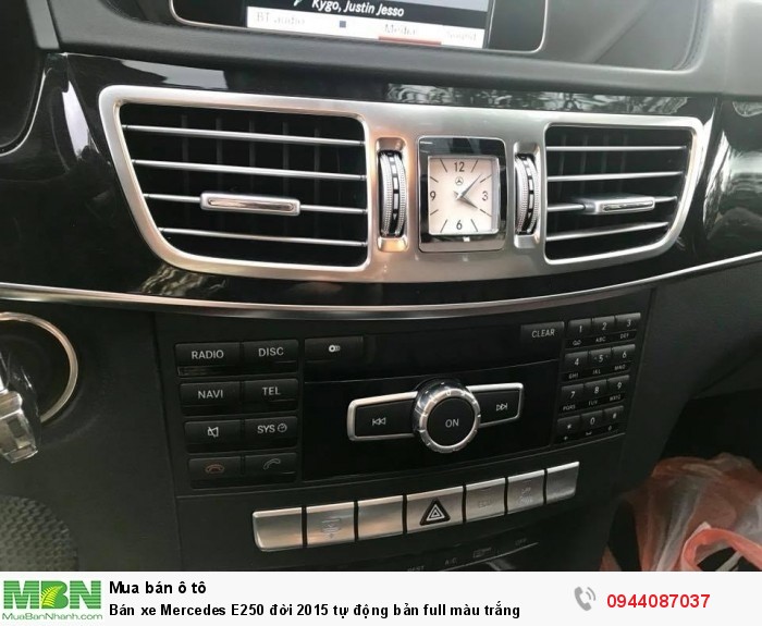 Bán xe Mercedes E250 đời 2015 tự động bản full màu trắng