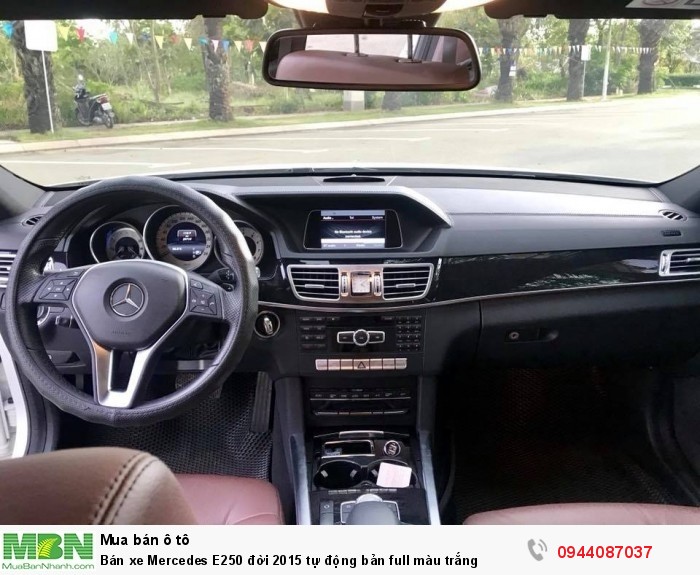 Bán xe Mercedes E250 đời 2015 tự động bản full màu trắng