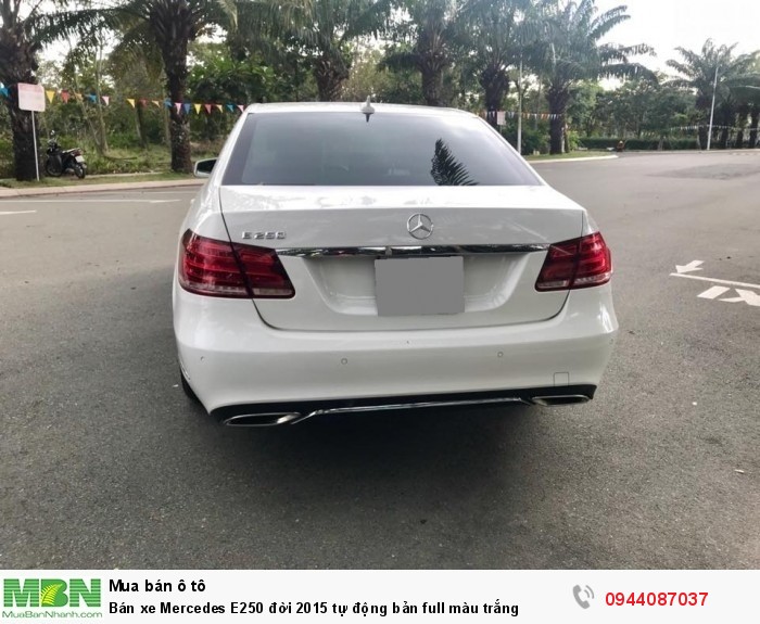 Bán xe Mercedes E250 đời 2015 tự động bản full màu trắng