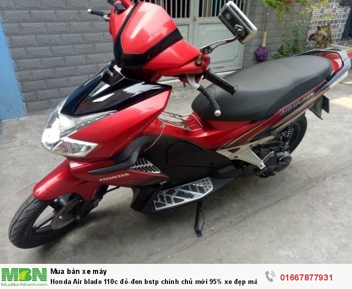 Honda Air blade 110c đỏ-đen bstp chính chủ mới 95% xe đẹp