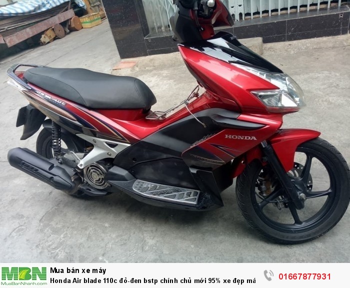 Honda Air blade 110c đỏ-đen bstp chính chủ mới 95% xe đẹp