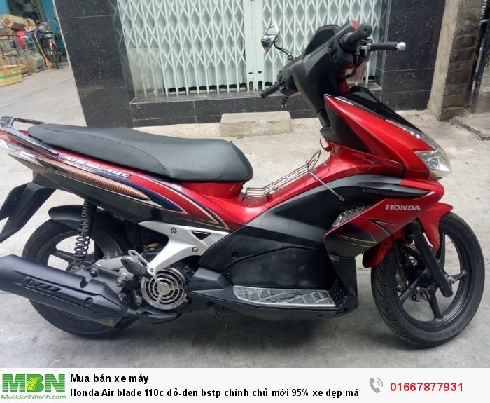 Honda Air blade 110c đỏ-đen bstp chính chủ mới 95% xe đẹp