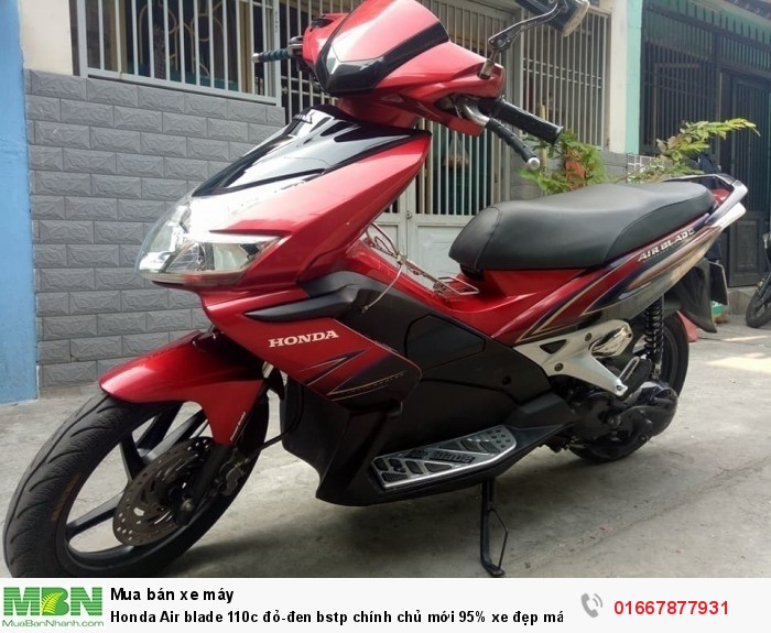Honda Air blade 110c đỏ-đen bstp chính chủ mới 95% xe đẹp
