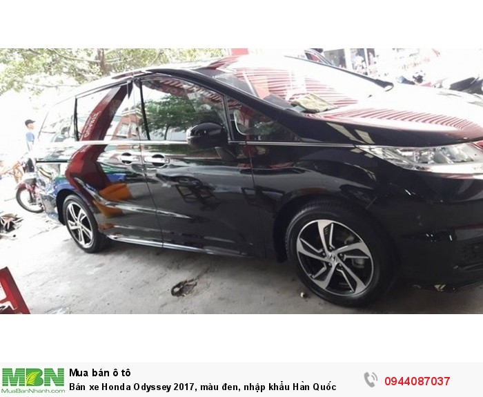 Bán xe Honda Odyssey 2017, màu đen, nhập khẩu Hàn Quốc
