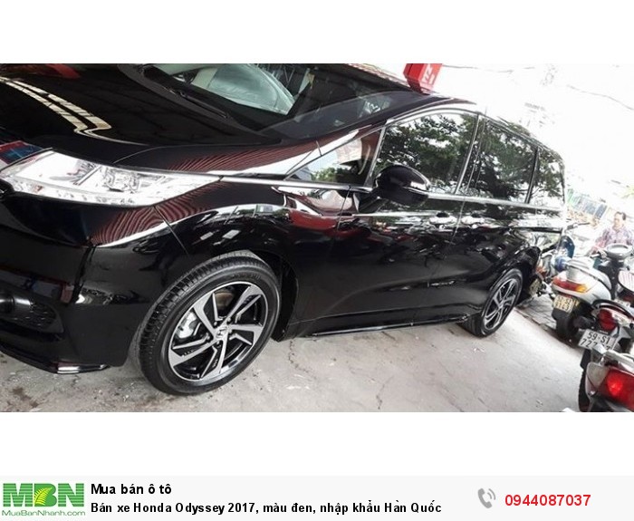 Bán xe Honda Odyssey 2017, màu đen, nhập khẩu Hàn Quốc