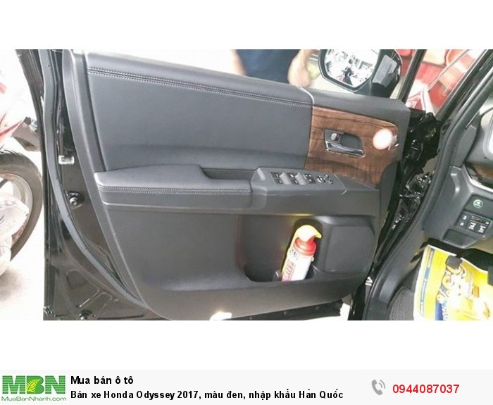 Bán xe Honda Odyssey 2017, màu đen, nhập khẩu Hàn Quốc