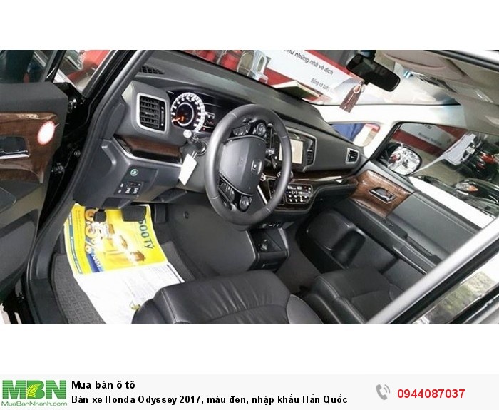 Bán xe Honda Odyssey 2017, màu đen, nhập khẩu Hàn Quốc