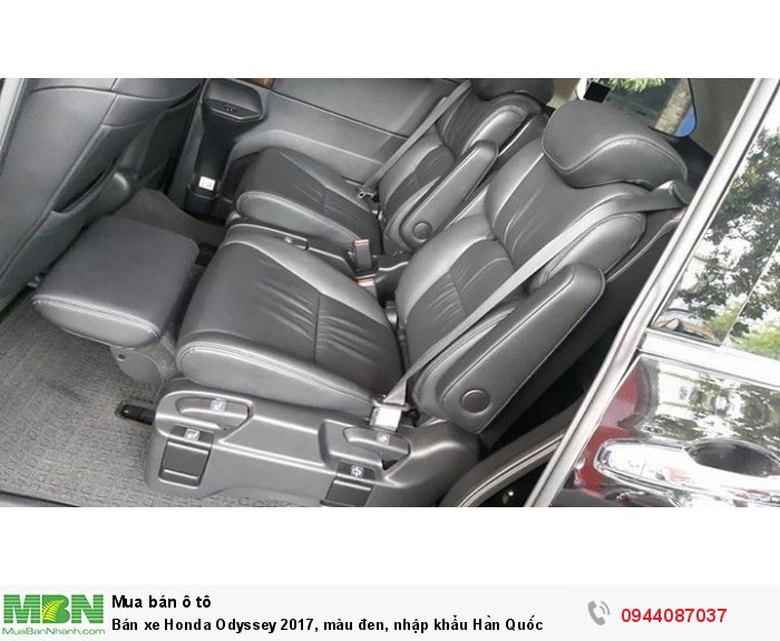 Bán xe Honda Odyssey 2017, màu đen, nhập khẩu Hàn Quốc