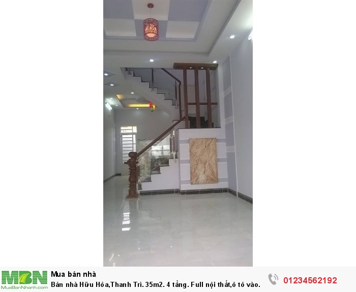 Bán nhà Hữu Hòa,Thanh Trì. 35m2. 4 tầng. Full nội thất,ô tô vào nhà.