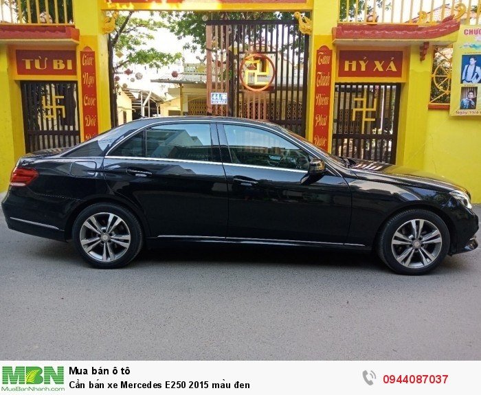 Cần bán xe Mercedes E250 2015 màu đen vip