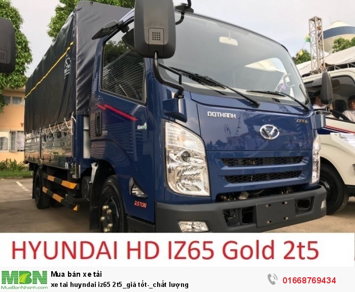 Xe tải Huyndai IZ65 2t5_giá tốt-_chất lượng