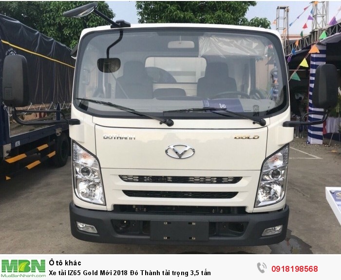 Xe tải IZ65 Gold Mới 2018 Đô Thành tải trọng 3,5 tấn