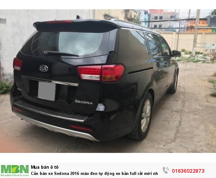 Cần bán xe Sedona 2016 màu đen tự động xe bản full rất mới nhé.