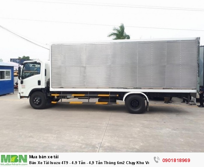 Bán Xe Tải Isuzu 4T9 - 4.9 Tấn - 4,9 Tấn Thùng 6m2 Chạy Khu Vực Miền Tây Không Bị Quá Cầu Đường