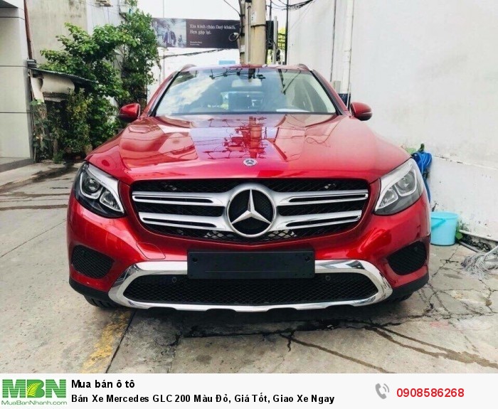 Bán Xe Mercedes GLC 200 Màu Đỏ, Giá Tốt, Giao Xe Ngay