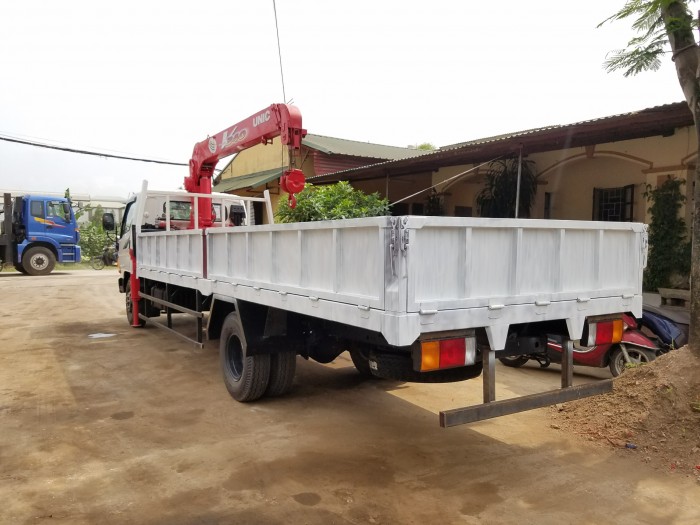Xe tải cẩu Huyndai HD120SL gắn cẩu UNIC343  3 tấn 3 đốt