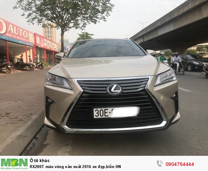 RX200T màu vàng sản xuất 2016 xe đẹp,biển HN