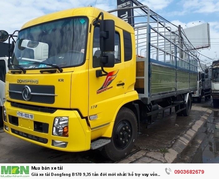 Giá xe tải Dongfeng B170 9,35 tấn đời mới nhất/ hỗ trợ vay vốn ngân hàng