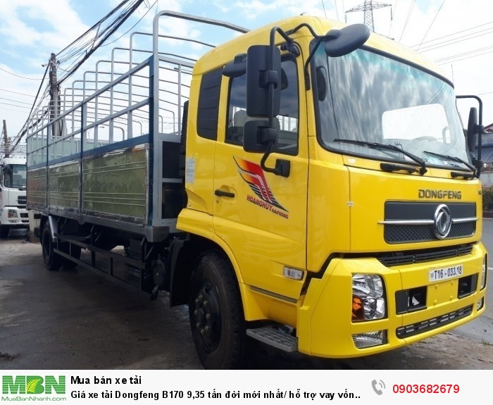 Giá xe tải Dongfeng B170 9,35 tấn đời mới nhất/ hỗ trợ vay vốn ngân hàng