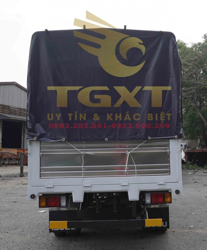 Bán xe tải Isuzu thùng bạt 1t9 vao tp