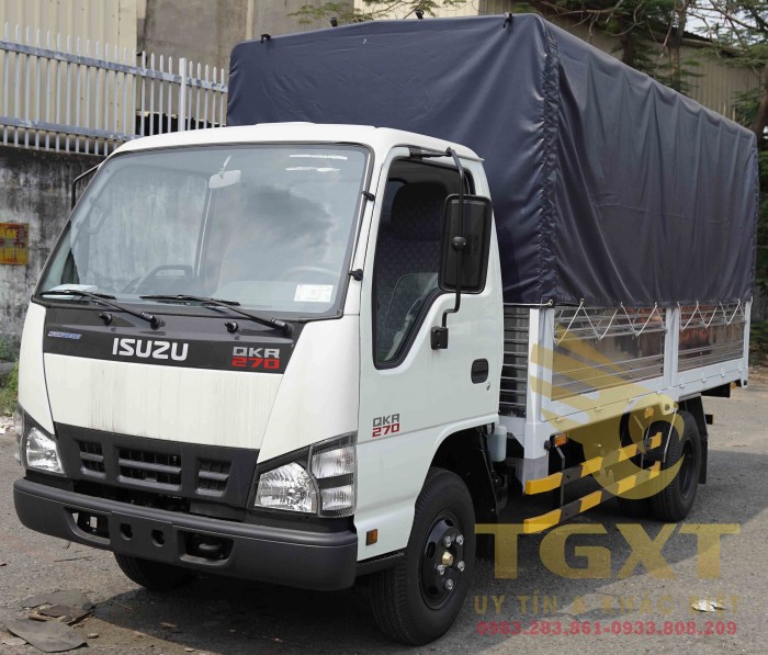 Bán xe tải Isuzu thùng bạt 1t9 vao tp