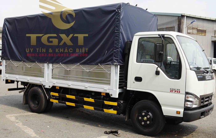 Bán xe tải Isuzu thùng bạt 1t9 vao tp