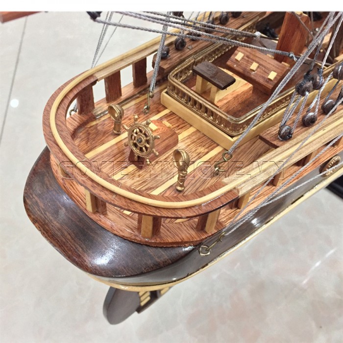 Mô Hình Thuyền Gỗ Chở Hàng Cutty Sark - Gỗ Muồng Đen Tự Nhiên - Thân 80cm: Dài 90 x Rộng 24 x Cao 67 (cm), Giá 1.750.000đ.11