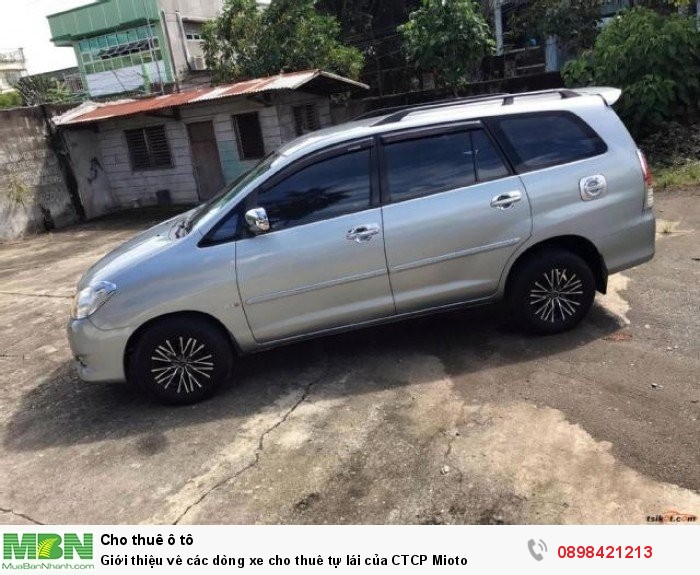 Giới thiệu vê các dòng xe cho thuê tự lái của CTCP Mioto