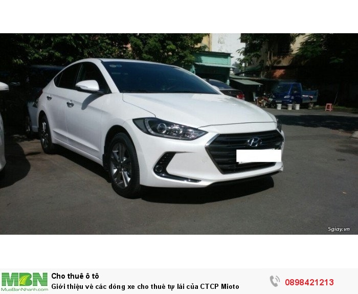 Giới thiệu vê các dòng xe cho thuê tự lái của CTCP Mioto