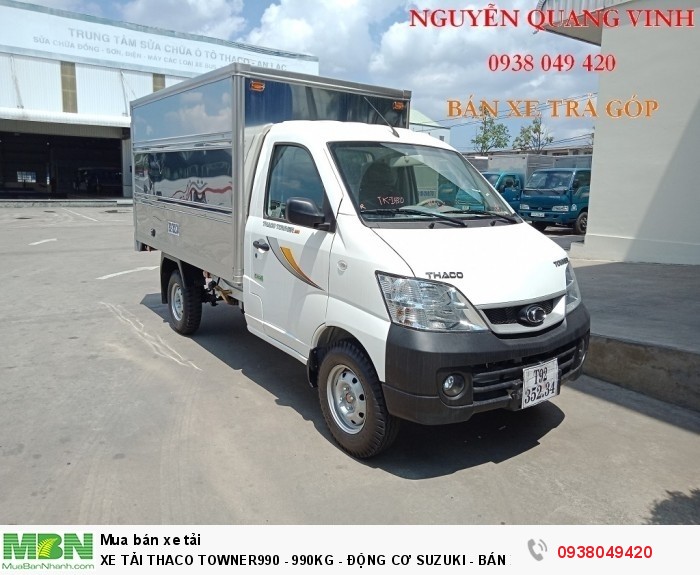 Xe Tải Thaco Towner990 - Động cơ Suzuki - Tải trọng 1 tấn - Mới nhất hiện tại