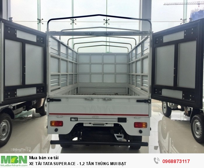 Xe tải Tata SUPER ACE - 1,2 TẤN THÙNG MUI BẠT